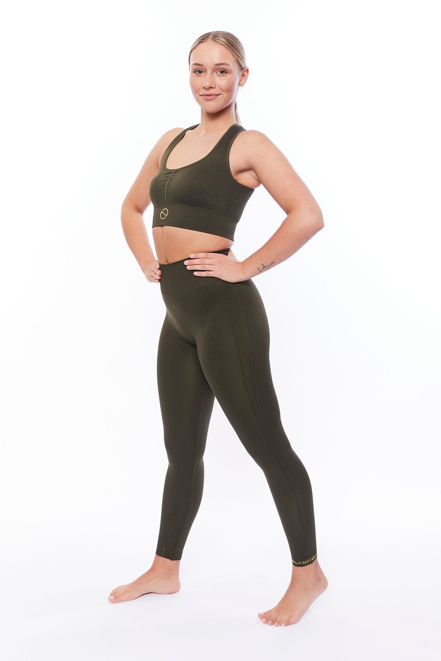 Leggings Yoga Pants - Khaki