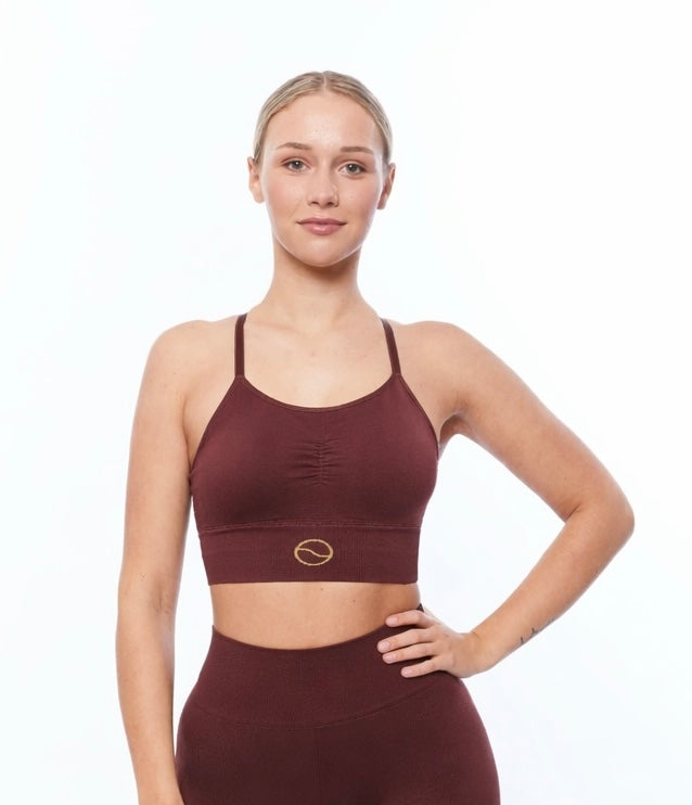 Top Bra Island - Brown