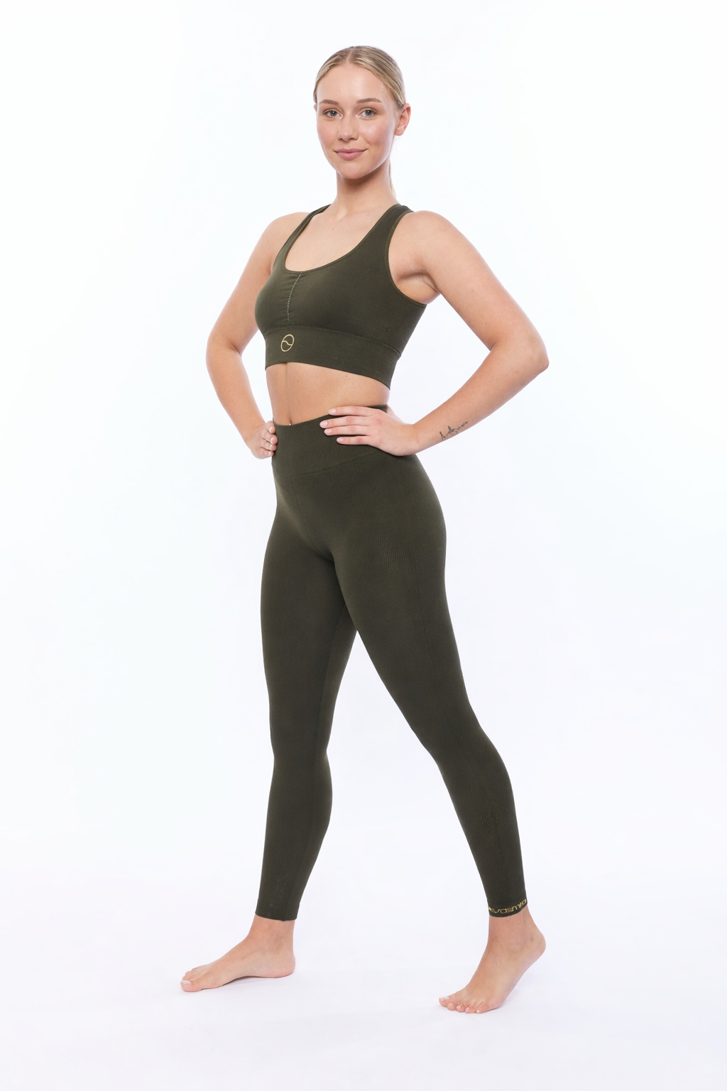 Leggings Yoga Pants - Khaki