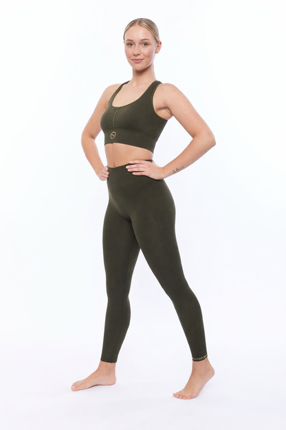 Leggings Yoga Pants - Khaki