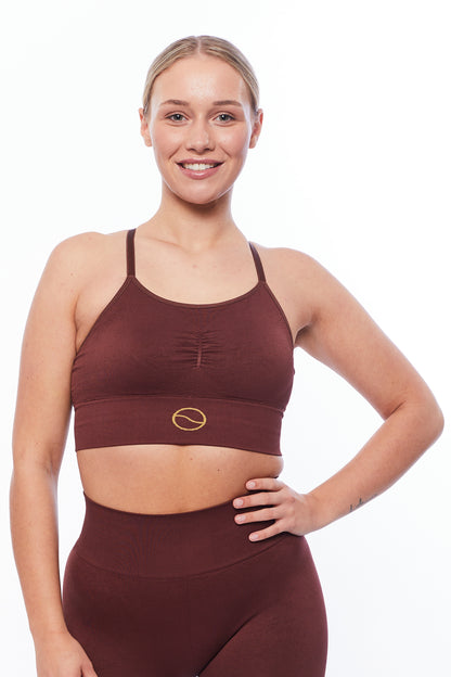 Top Bra Island - Brown